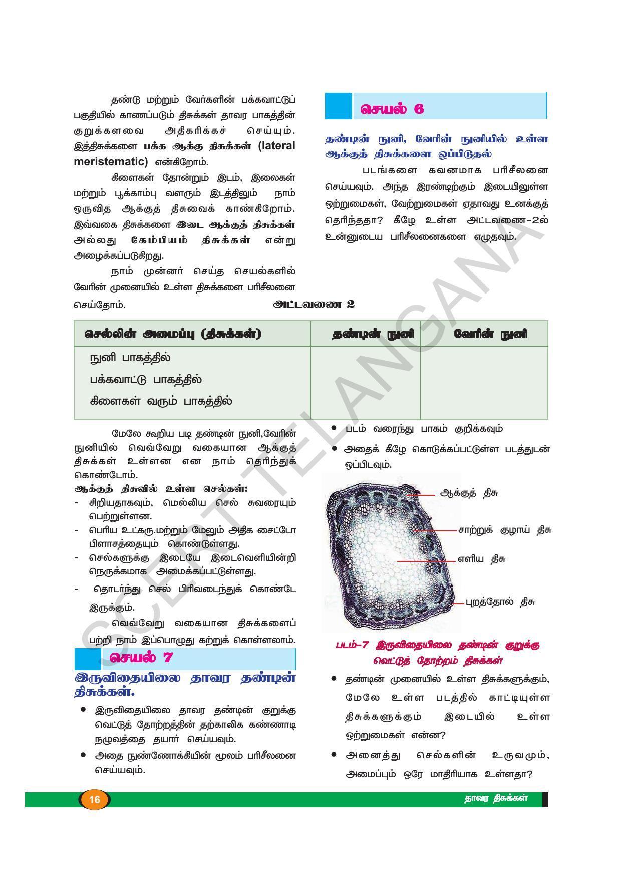 TS SCERT Class 9 Biological Science (Tamil Medium) Text Book - Page 28