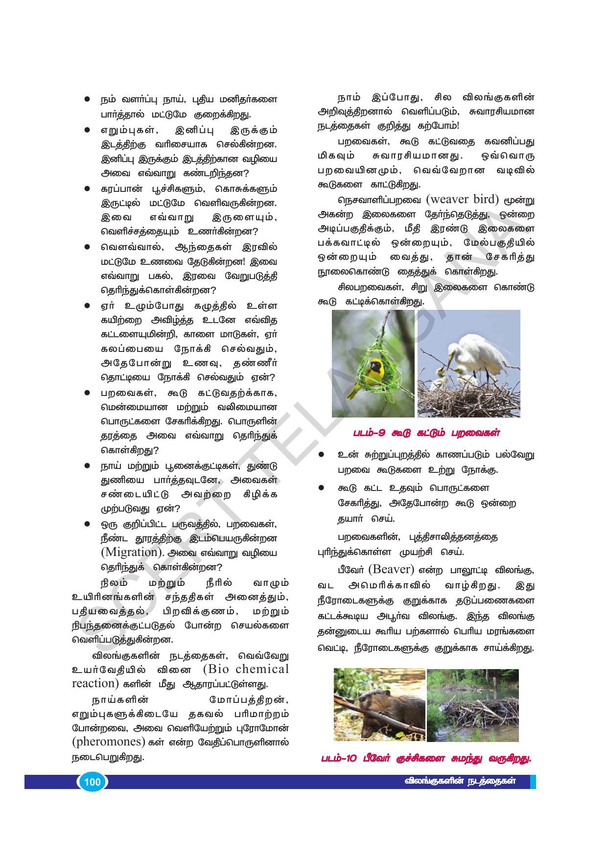 TS SCERT Class 9 Biological Science (Tamil Medium) Text Book - Page 112