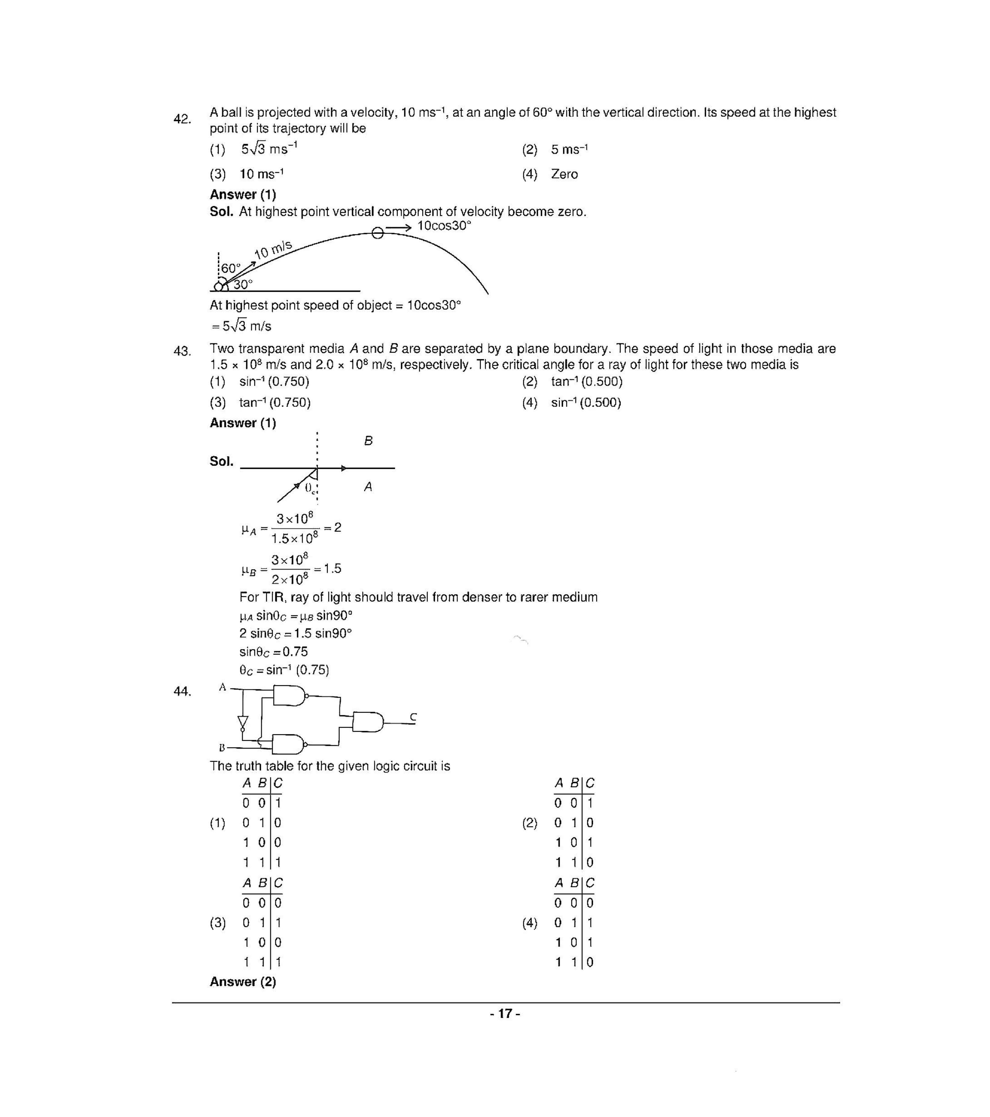 NEET T2 2021 Question Paper - Page 16