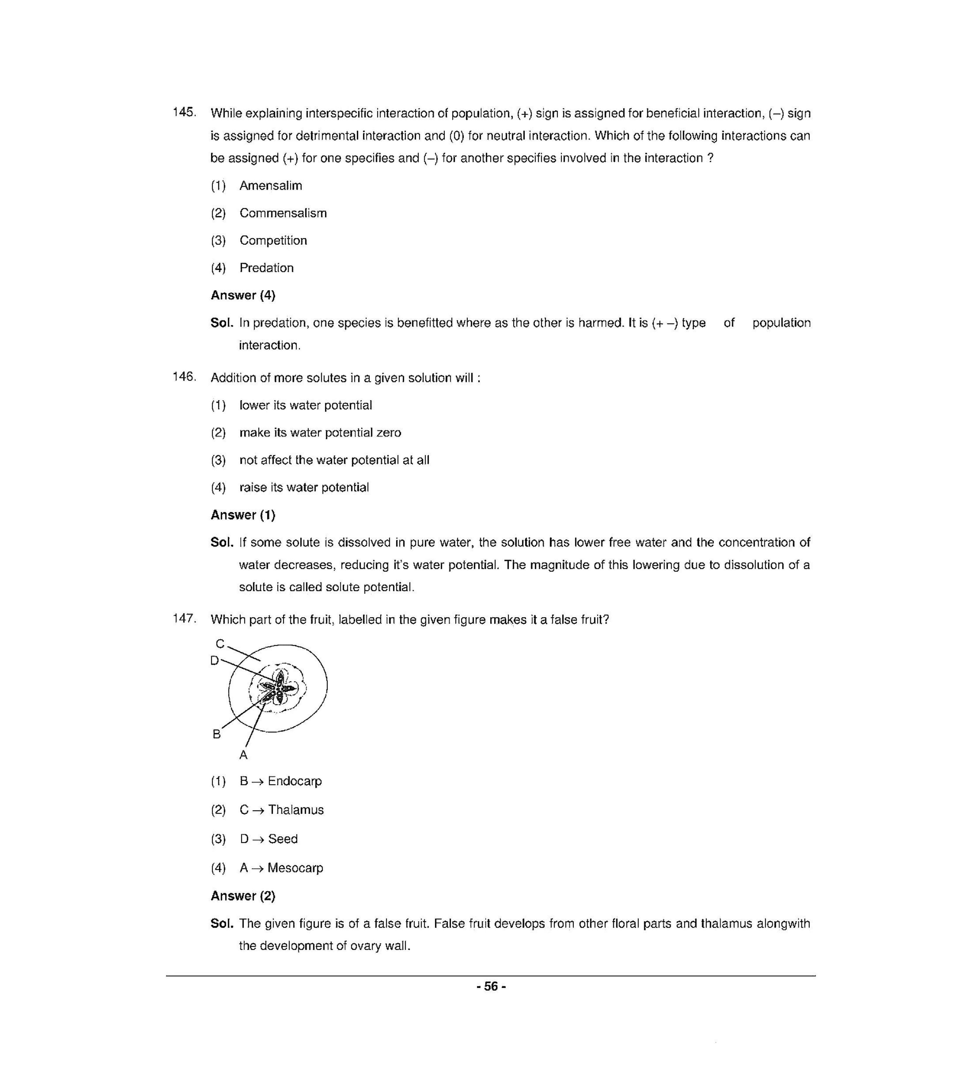 NEET T2 2021 Question Paper - Page 55