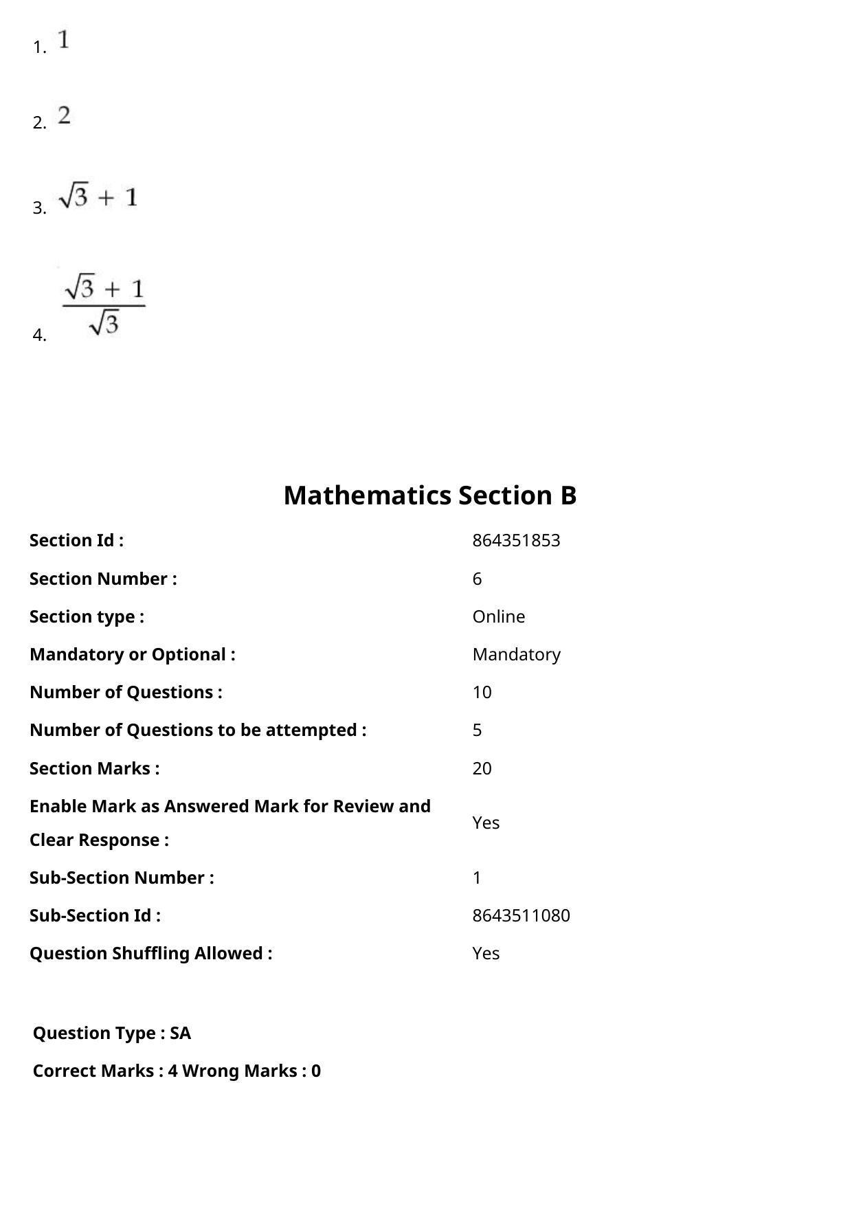 JEE Mains 2021: BTech Assamese (Shift 2) 27-07-2021 Question Paper - Page 107