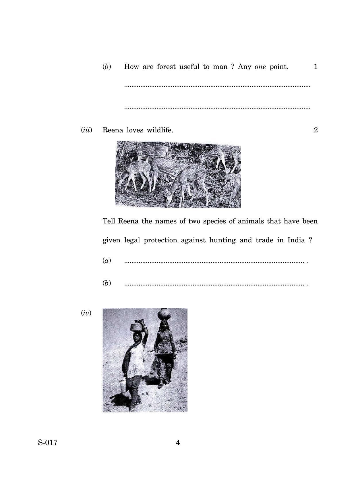 Goa Board Class 10 Geography Economics Cwsn  (June 2019) Question Paper - Page 4