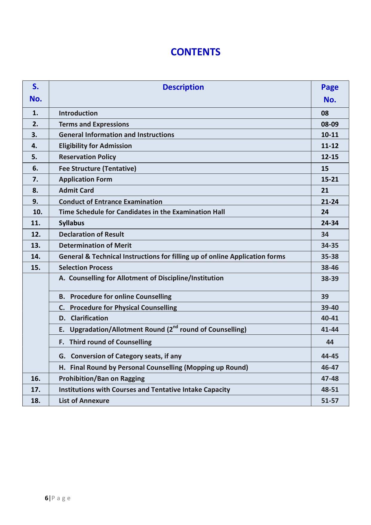 JKBOPEE B.Sc Nursing Syllabus - Page 6