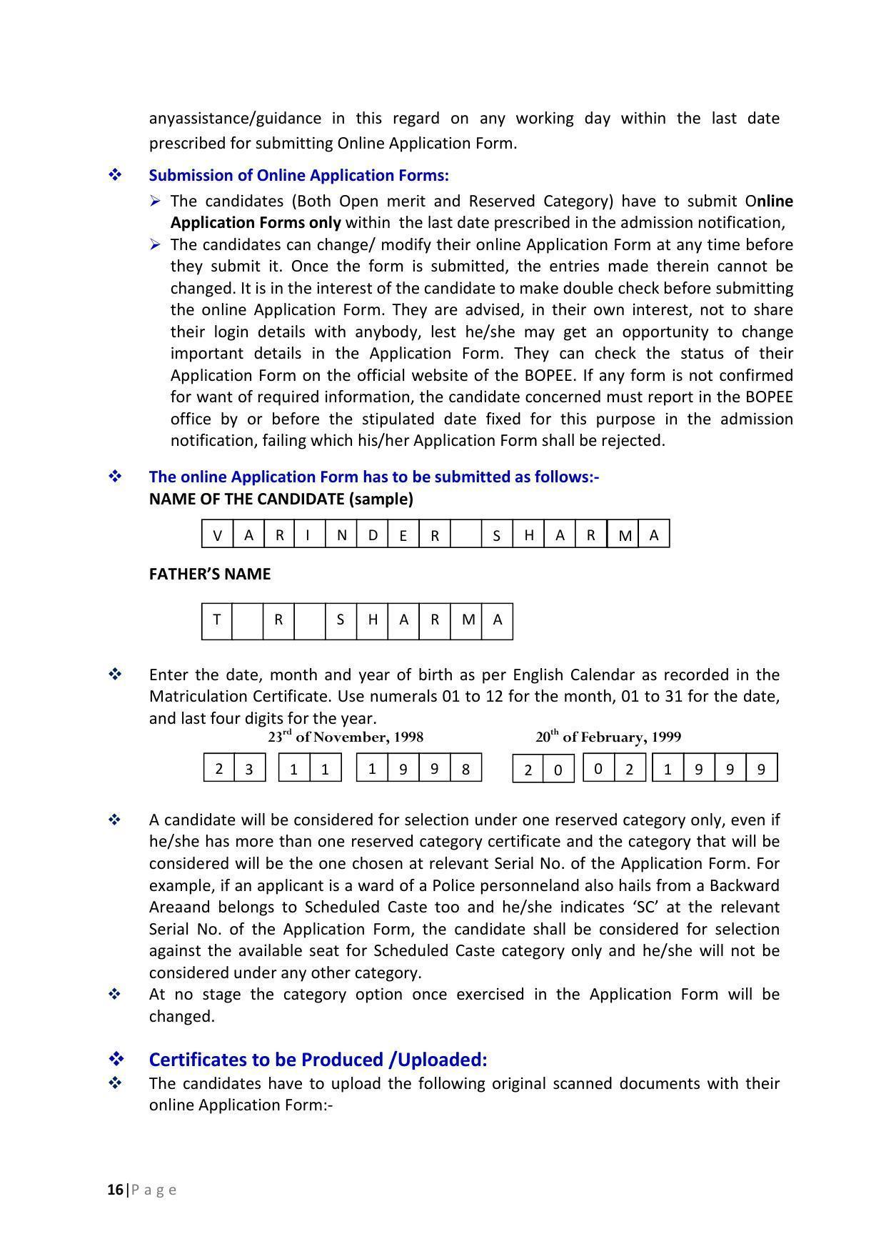 JKBOPEE B.Sc Nursing Syllabus - Page 16