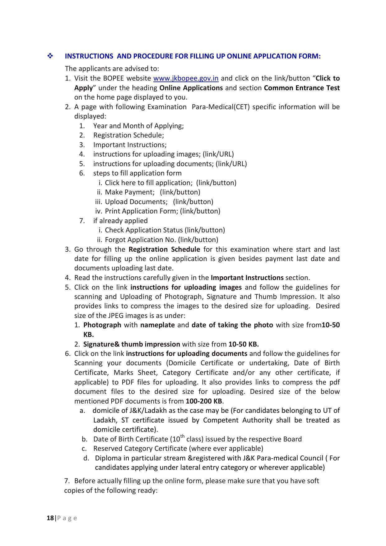 JKBOPEE B.Sc Nursing Syllabus - Page 18