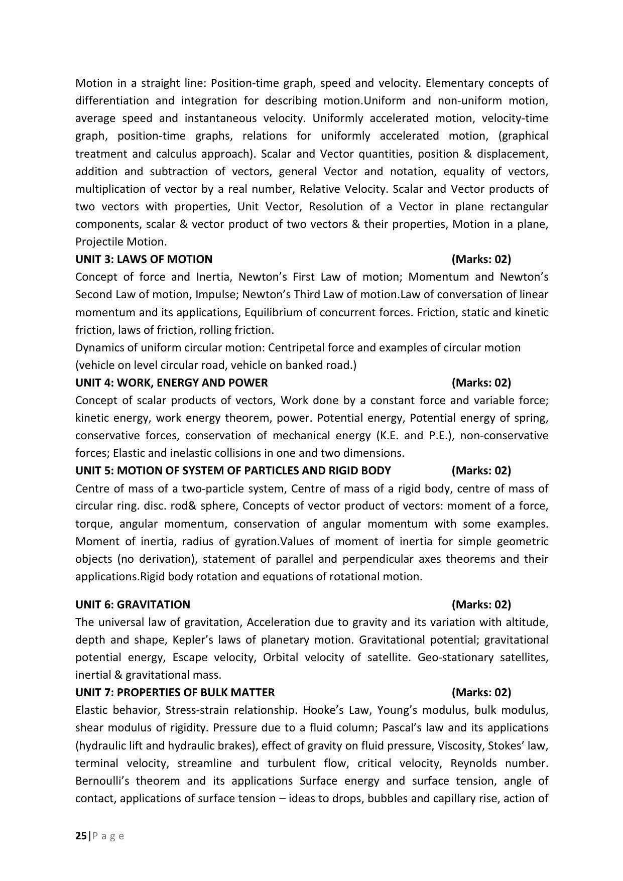JKBOPEE B.Sc Nursing Syllabus - Page 25
