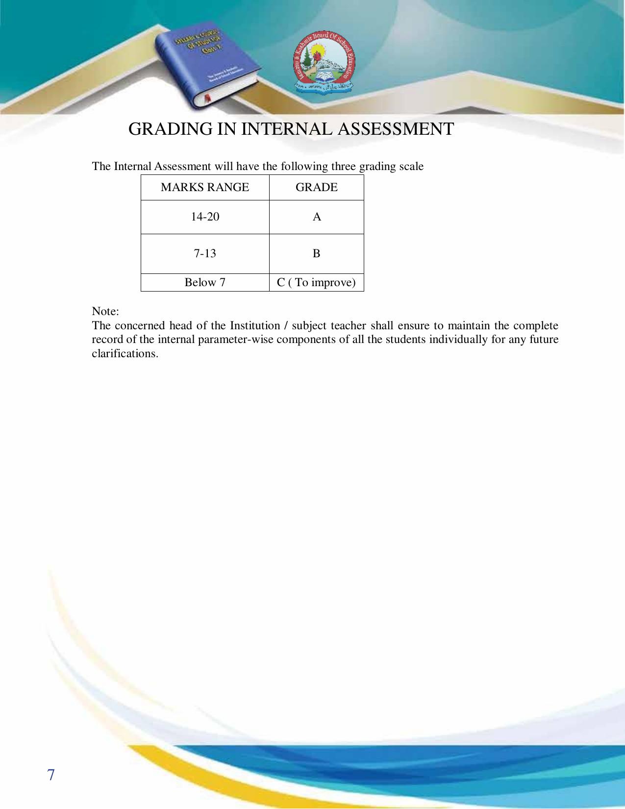 JKBOSE Syllabus for 10th class - Page 8