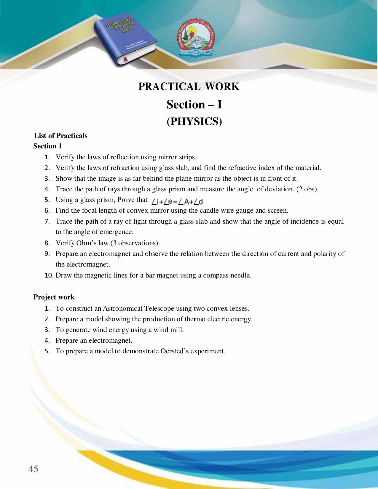 JKBOSE Syllabus for 10th class - Page 46