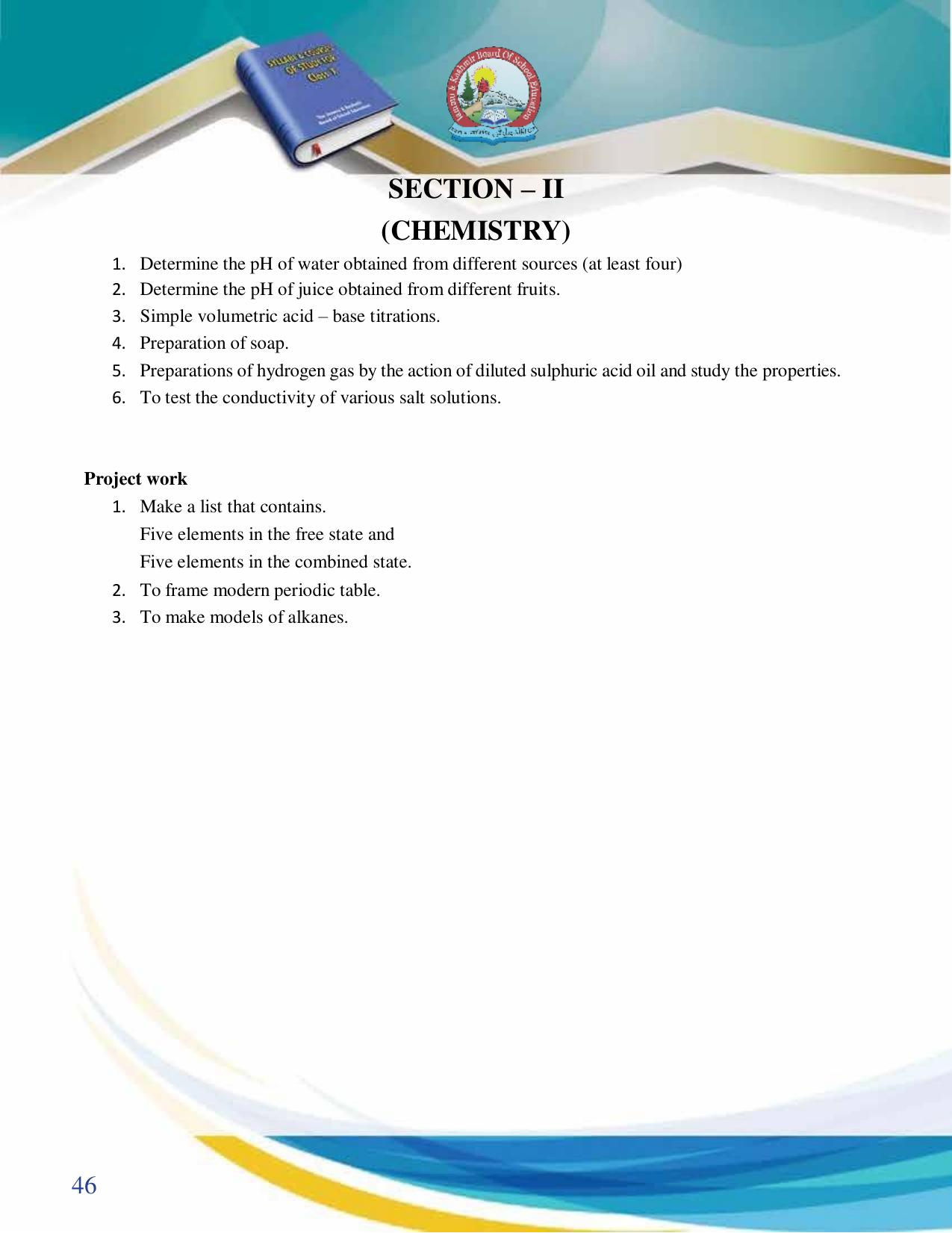 JKBOSE Syllabus for 10th class - Page 47