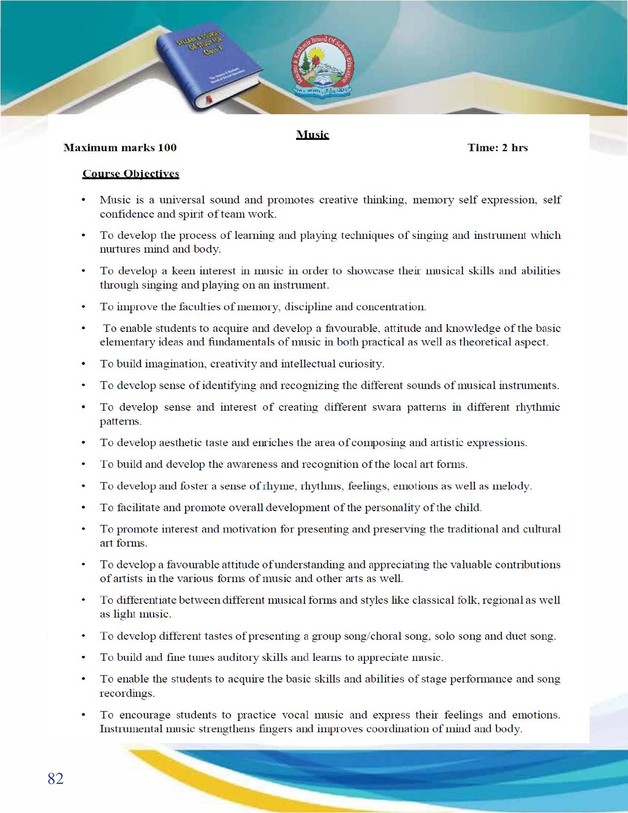 JKBOSE Syllabus for 10th class - Page 83
