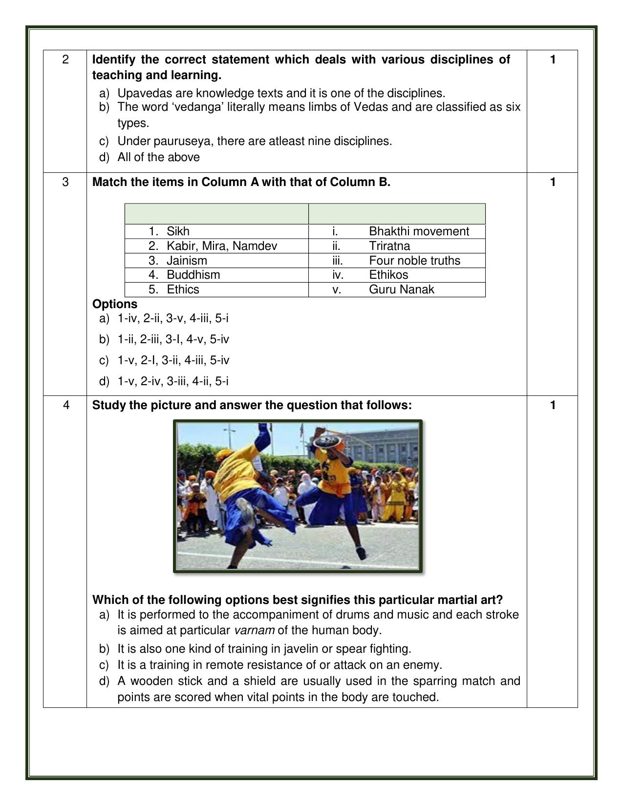 CBSE Class 12 KTPI Sample Question Paper 2024-25 - Page 2