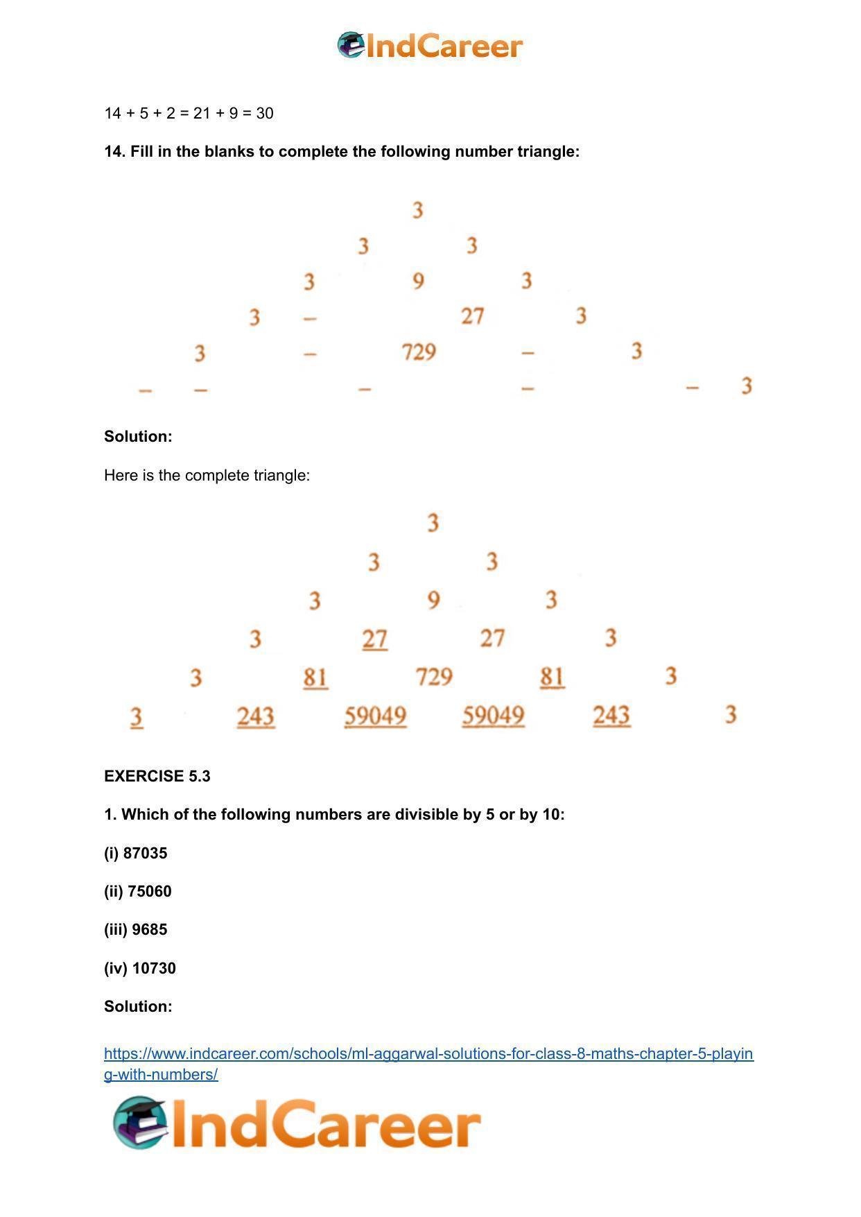 ML Aggarwal Solutions for Class 8 Maths Chapter 5- Playing with Numbers - Page 24