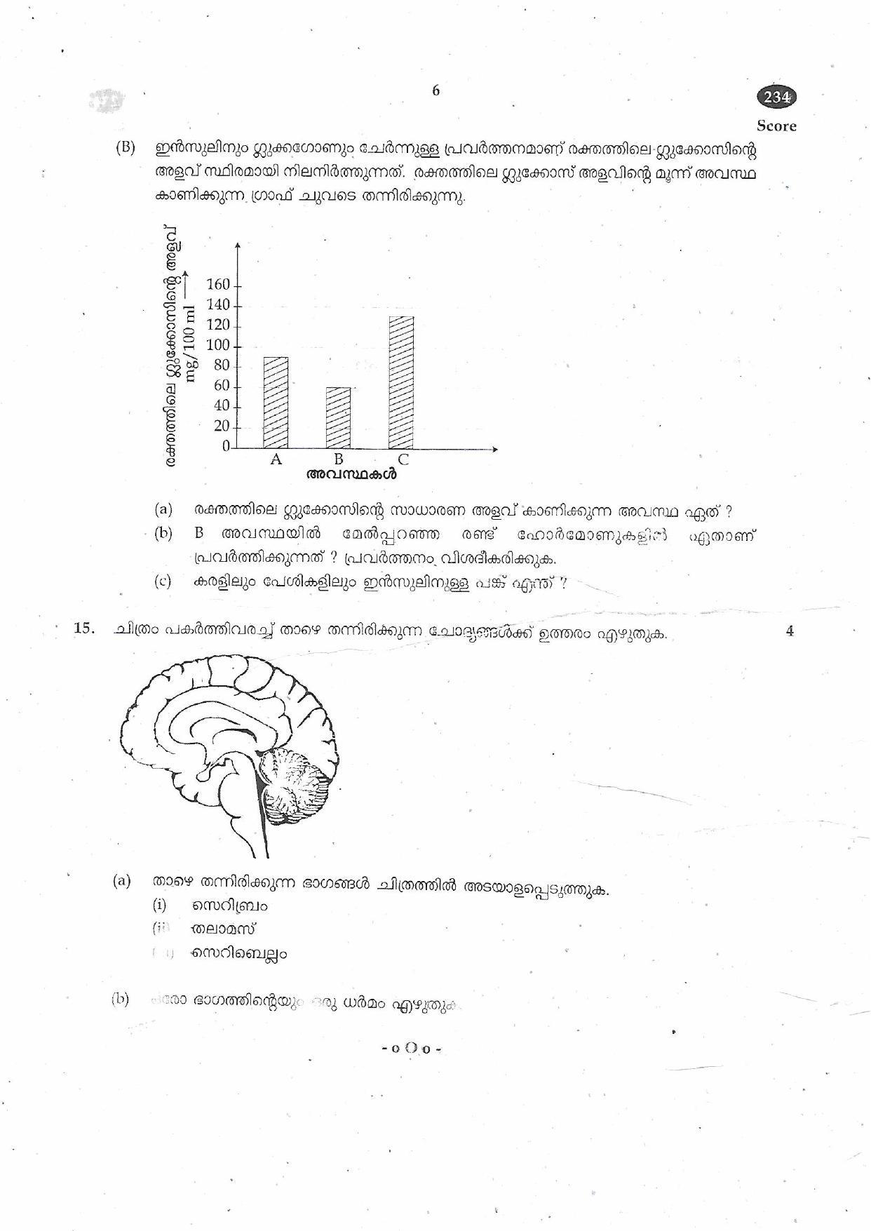 Kerala SSLC 2017 Biology Question paper (MM) - Page 6