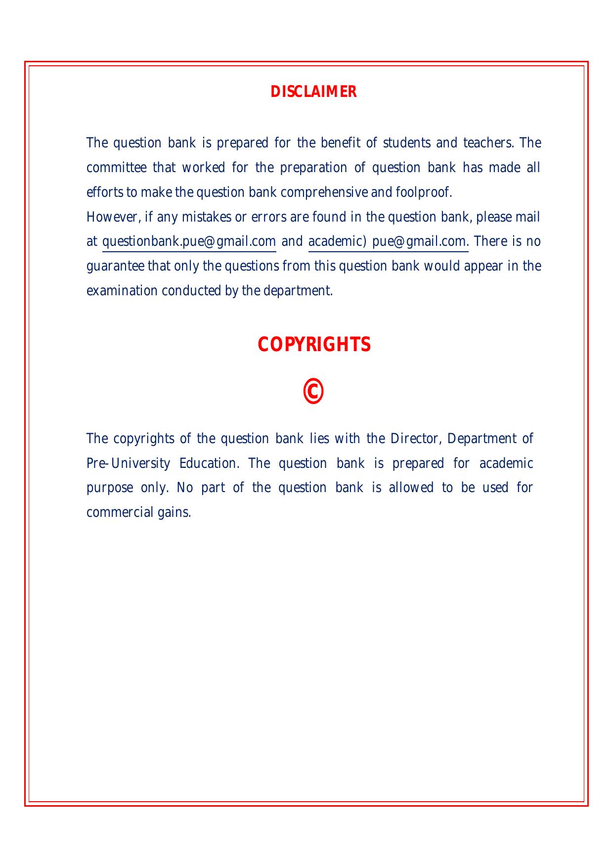 Karnataka 1st PUC Question Bank 2025 - Biology - Page 2