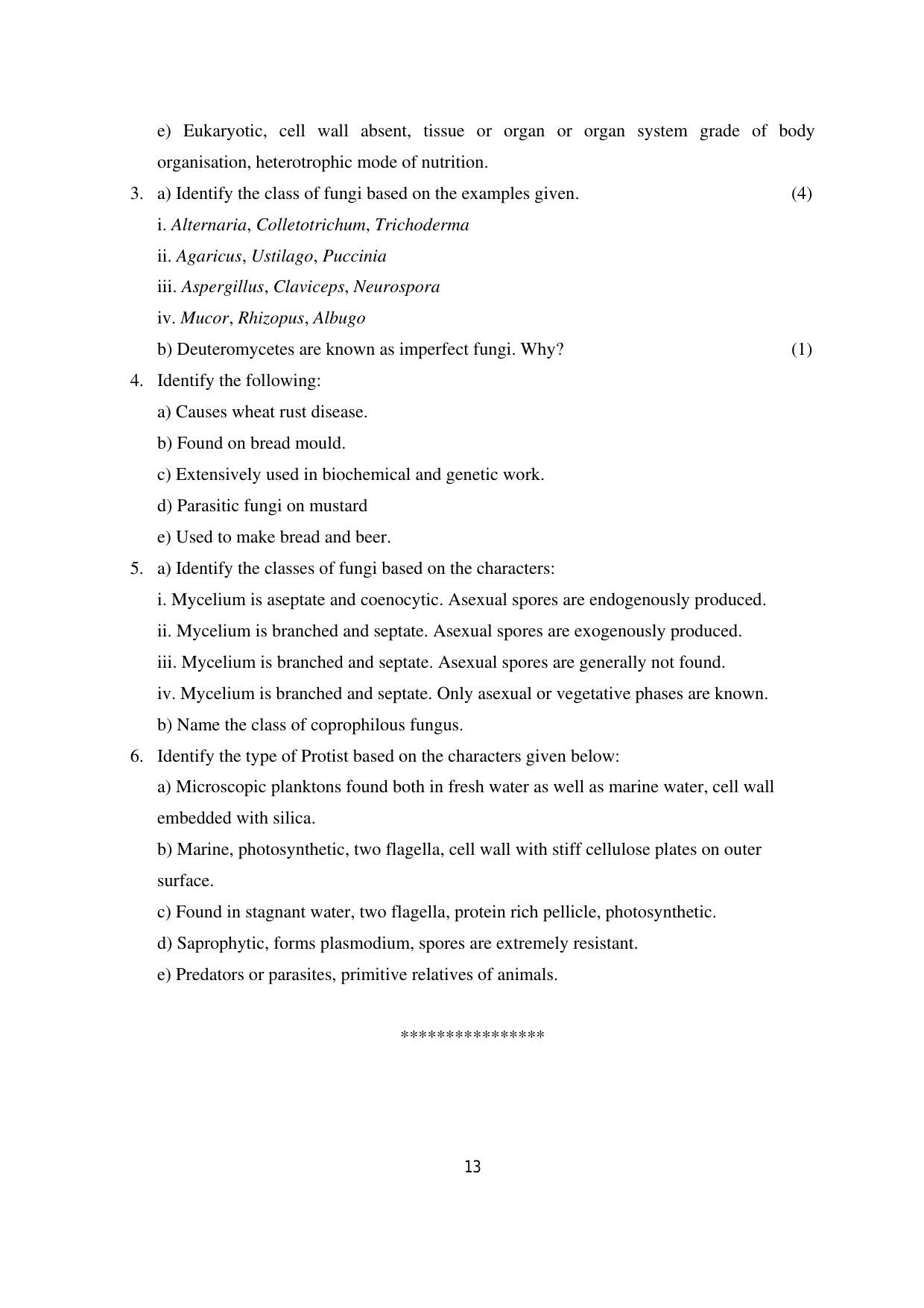 Karnataka 1st PUC Question Bank 2025 - Biology - Page 16