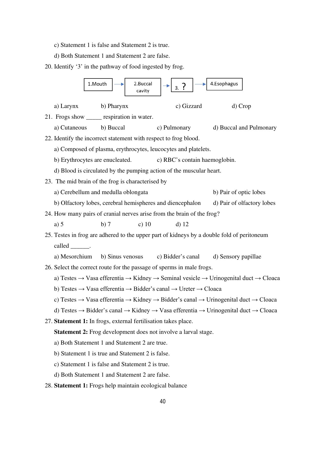 Karnataka 1st PUC Question Bank 2025 - Biology - Page 43
