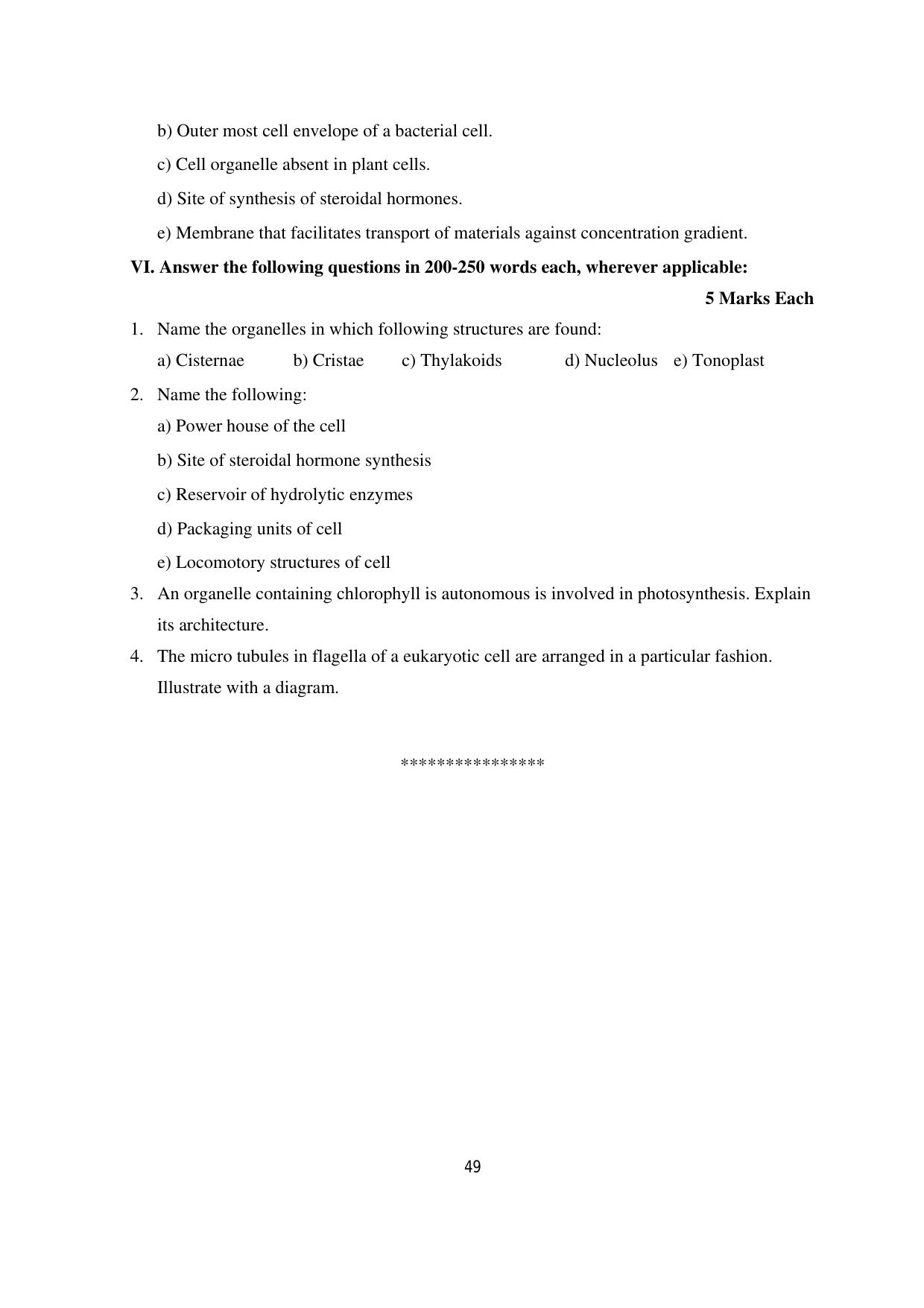 Karnataka 1st PUC Question Bank 2025 - Biology - Page 52