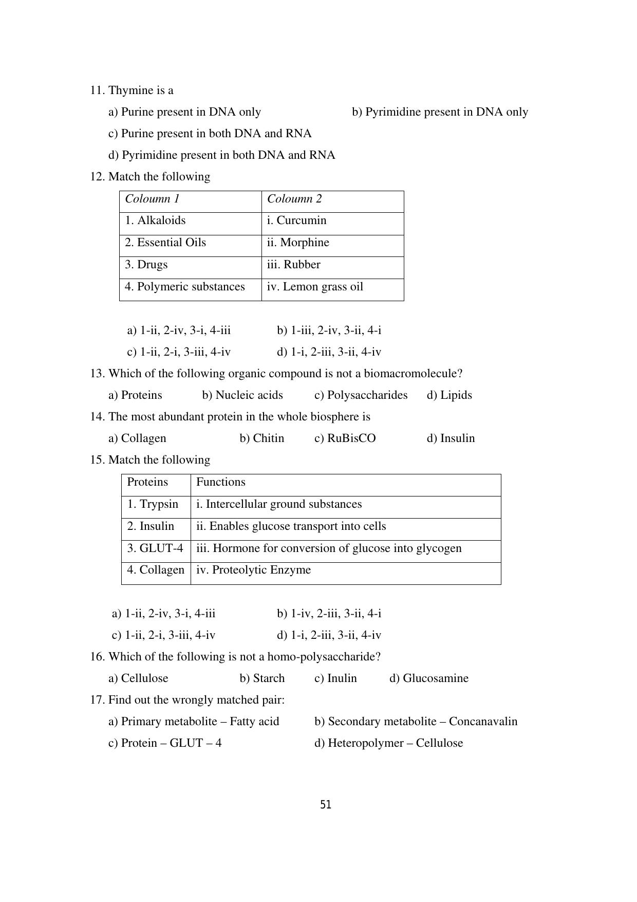 Karnataka 1st PUC Question Bank 2025 - Biology - Page 54