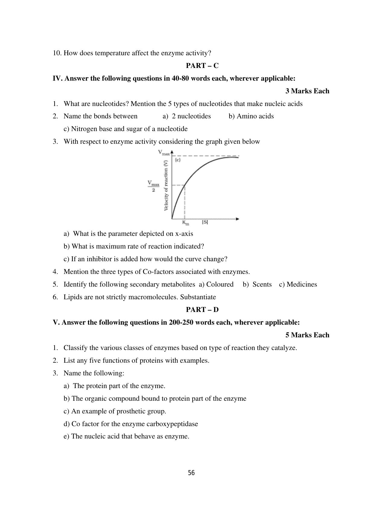 Karnataka 1st PUC Question Bank 2025 - Biology - Page 59