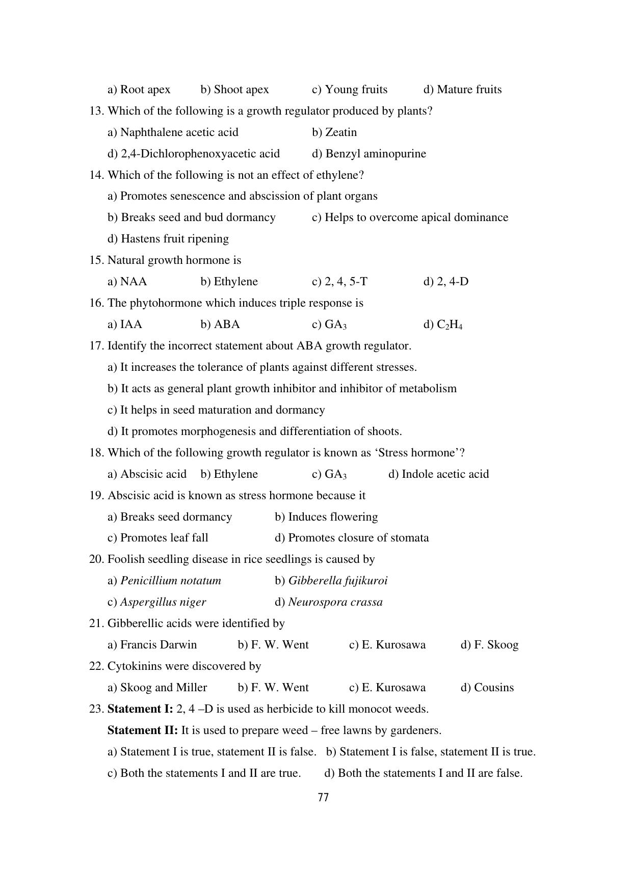 Karnataka 1st PUC Question Bank 2025 - Biology - Page 80
