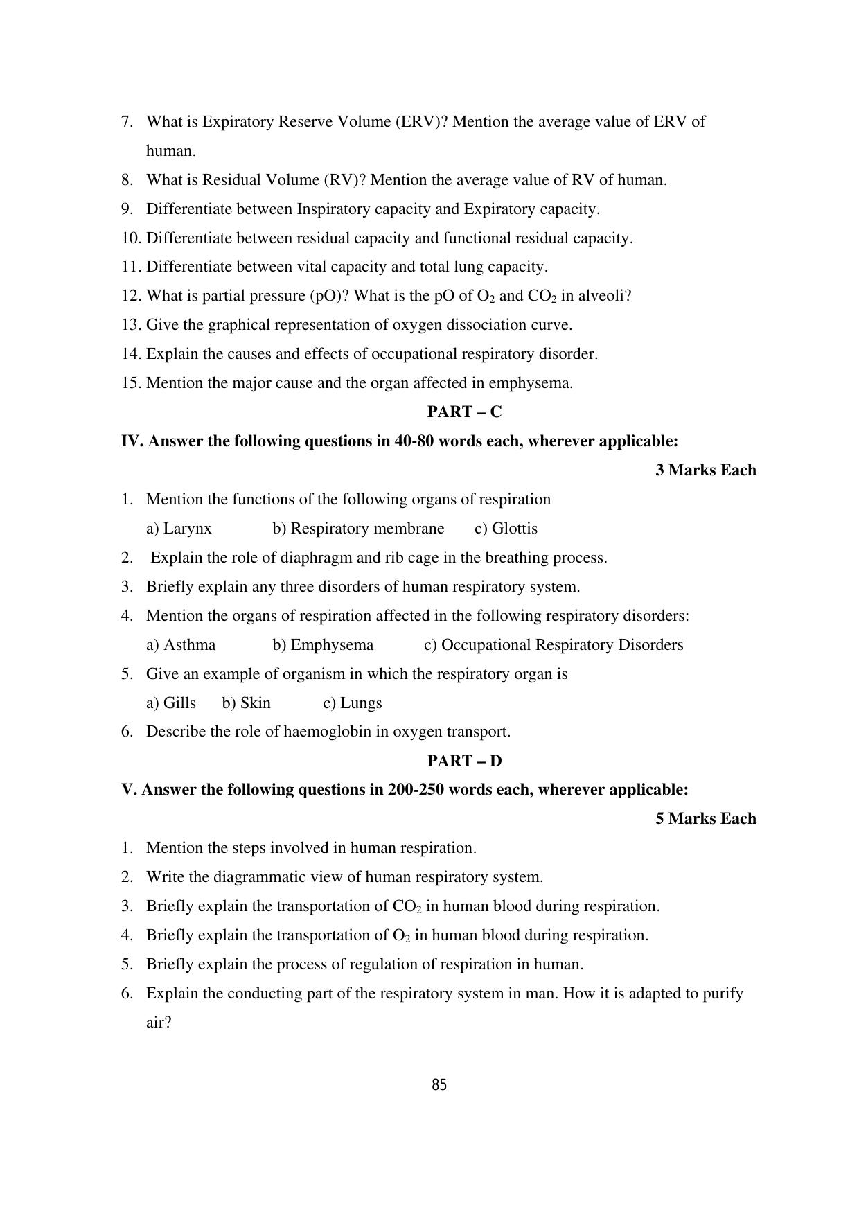 Karnataka 1st PUC Question Bank 2025 - Biology - Page 88