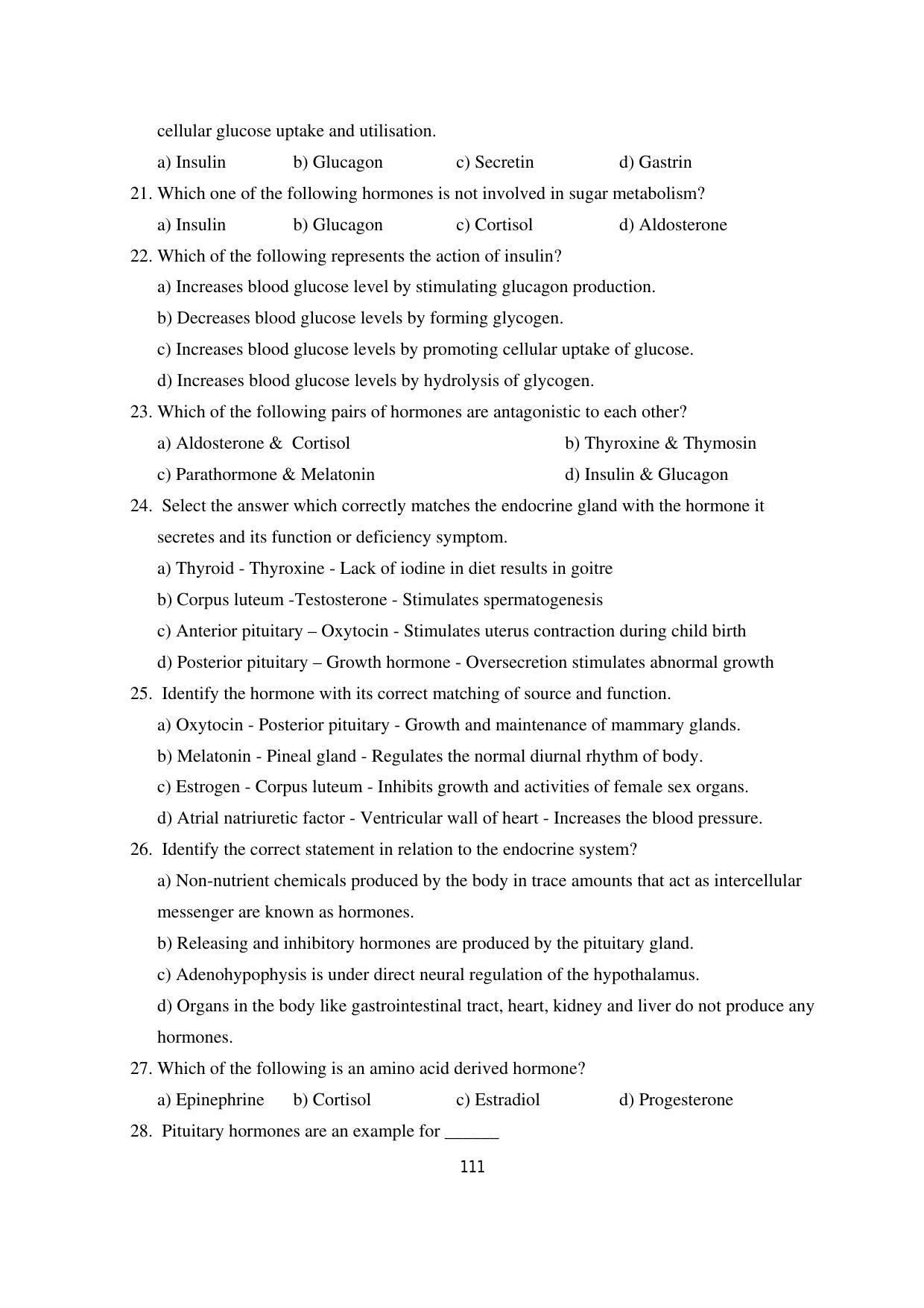 Karnataka 1st PUC Question Bank 2025 - Biology - Page 114