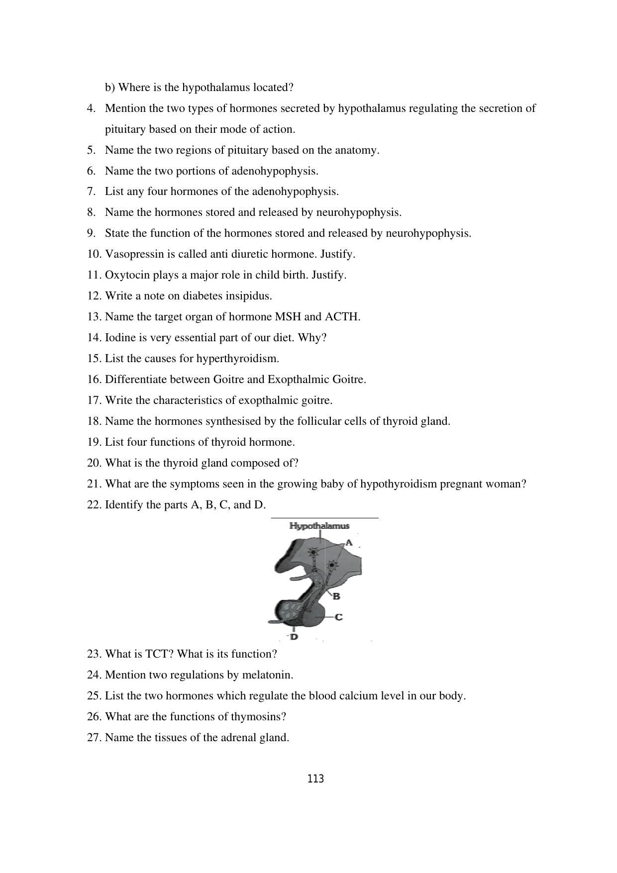 Karnataka 1st PUC Question Bank 2025 - Biology - Page 116