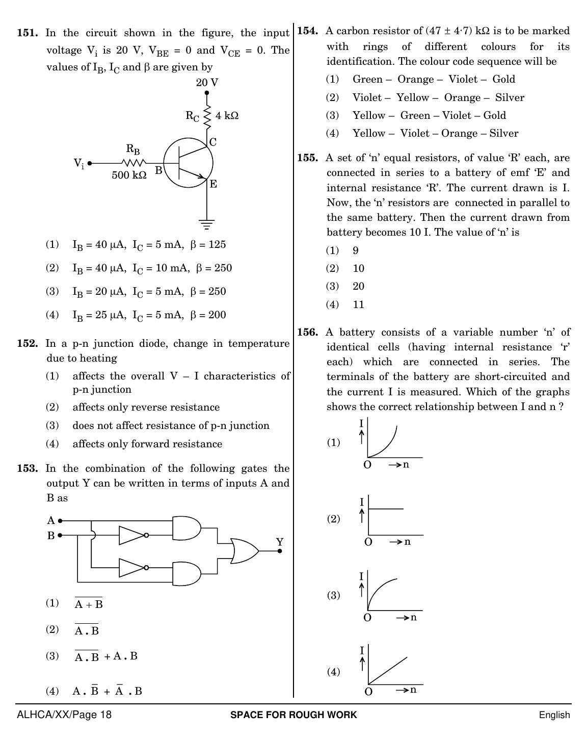 NEET English XX 2019 Question Paper - Page 18