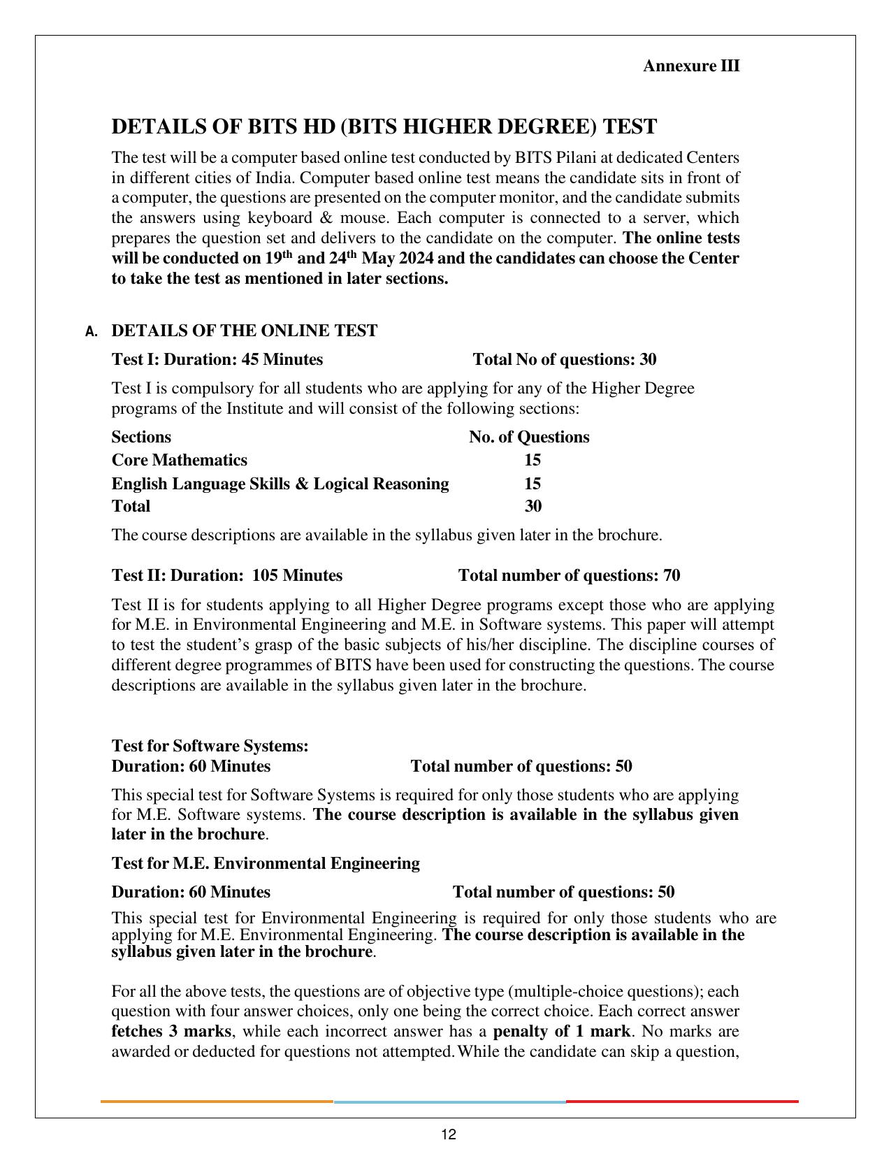 BITS HD 2024 Syllabus - Page 12