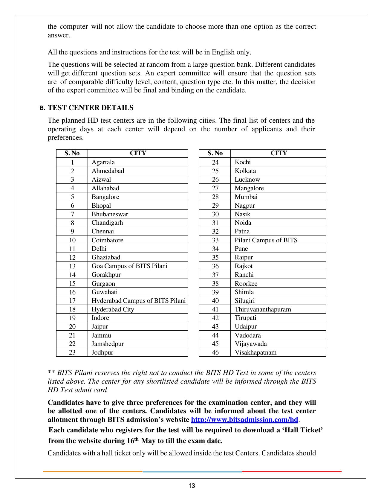 BITS HD 2024 Syllabus - Page 13
