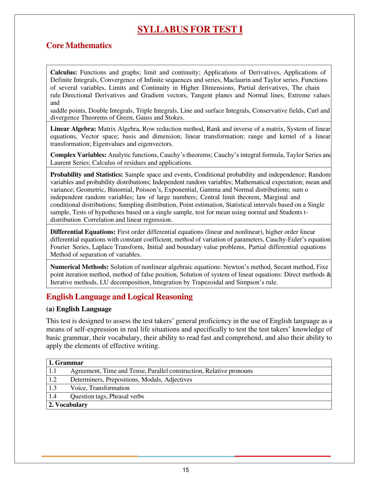 BITS HD 2024 Syllabus - Page 15