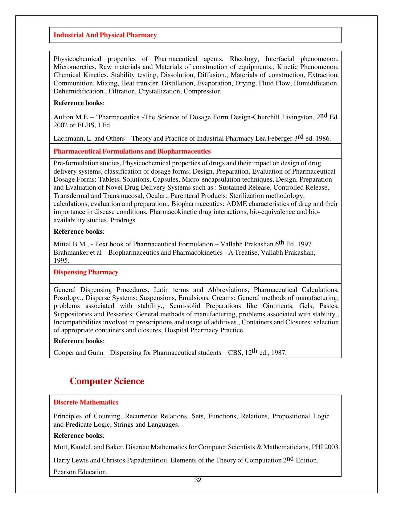 BITS HD 2024 Syllabus - Page 32