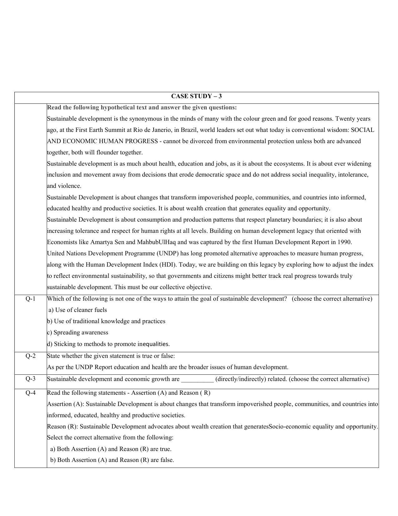 CBSE Class XII Economics Question Bank - Page 3