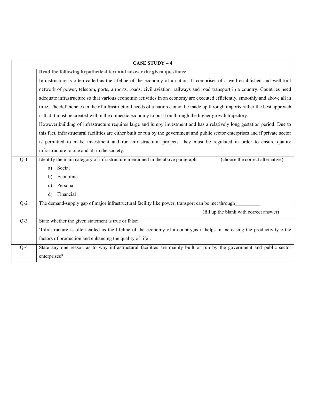 CBSE Class XII Economics Question Bank - Page 4