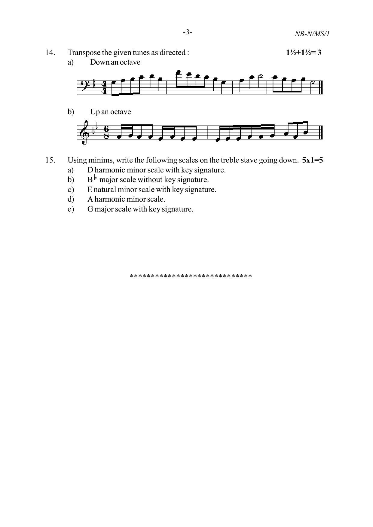 NBSE Class IX Final Examination 2022 Phase 1 Question Paper (All Subjects) - Page 35