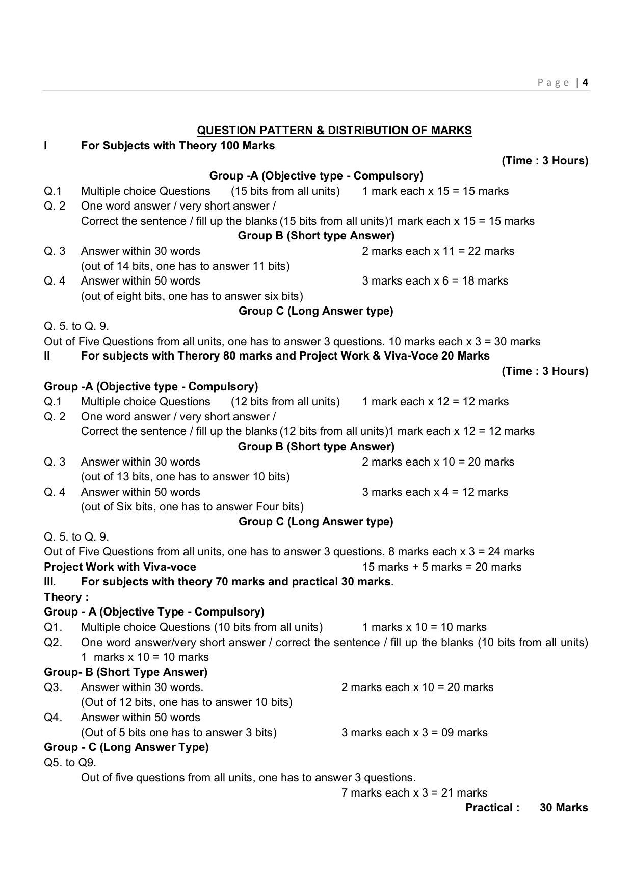 CHSE Odisha Class 12 Syllabus for Commerce - Page 4