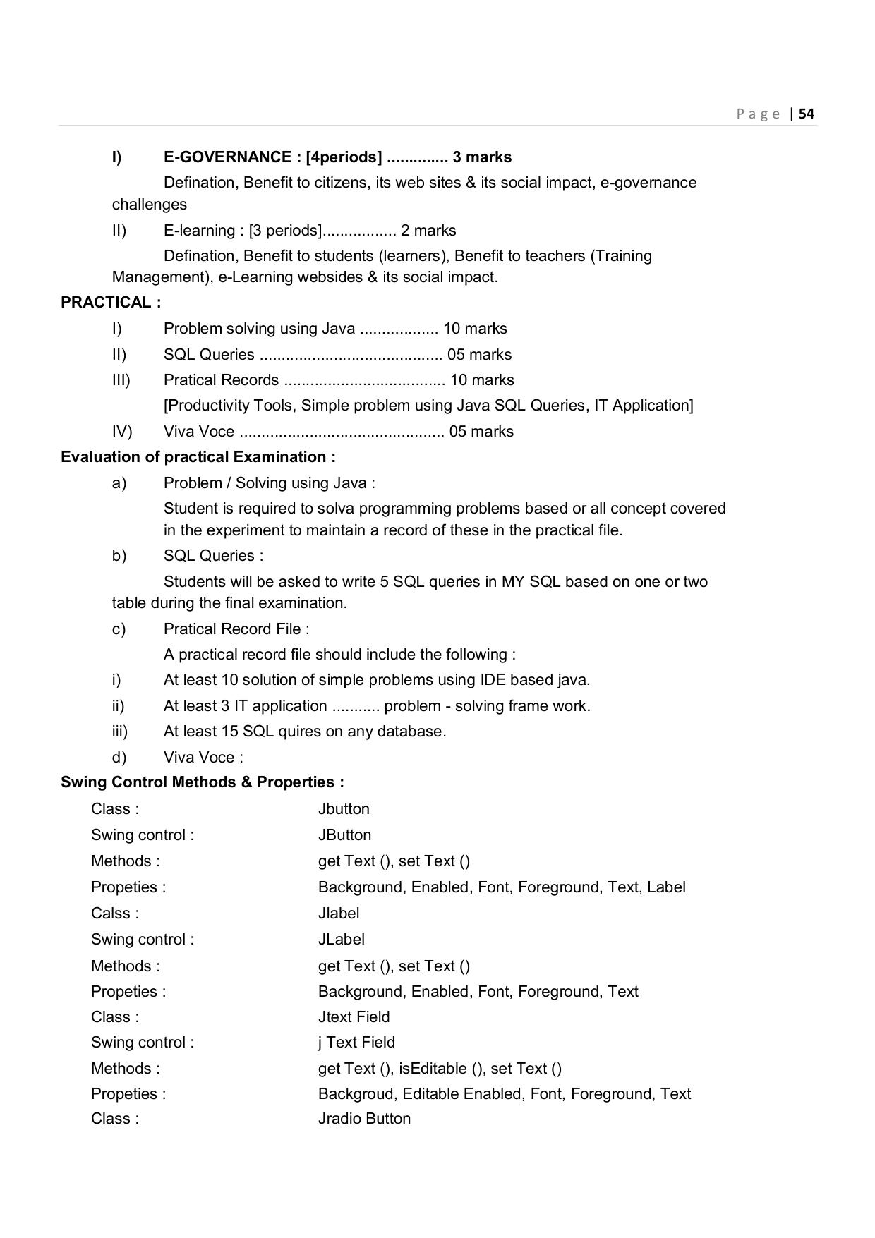 CHSE Odisha Class 12 Syllabus for Commerce - Page 54