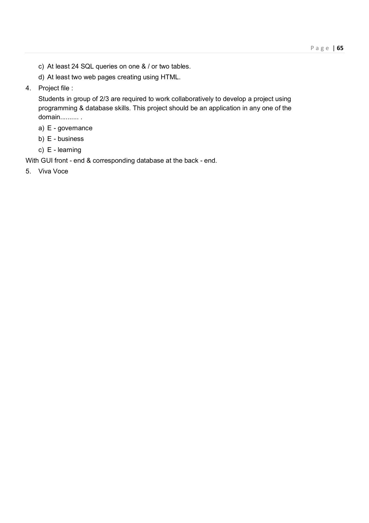 CHSE Odisha Class 12 Syllabus for Commerce - Page 65