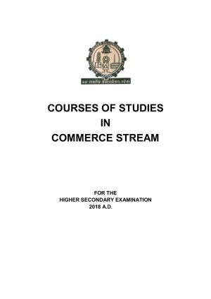 CHSE Odisha Class 12 Syllabus for Commerce