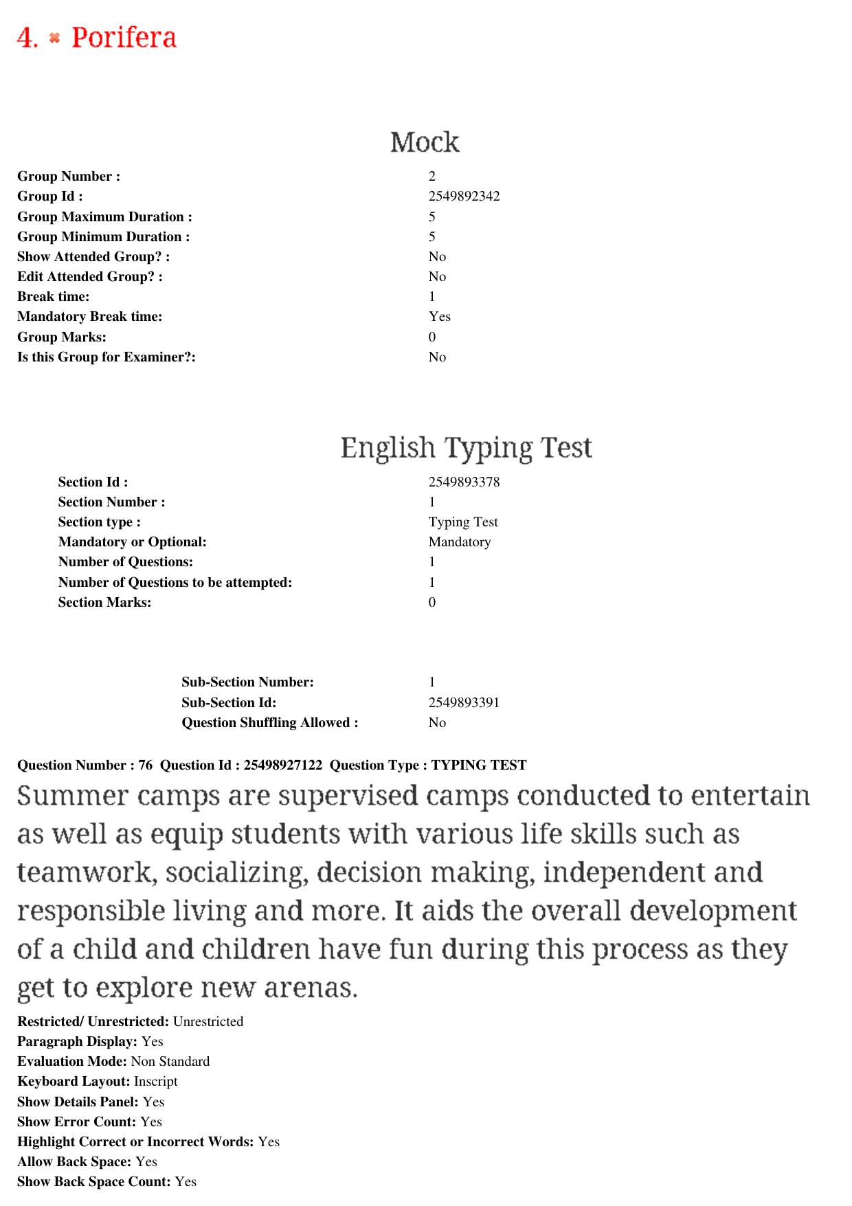 MP CPCT 22nd Feb 2020 Question Paper Shift 2 - Page 56