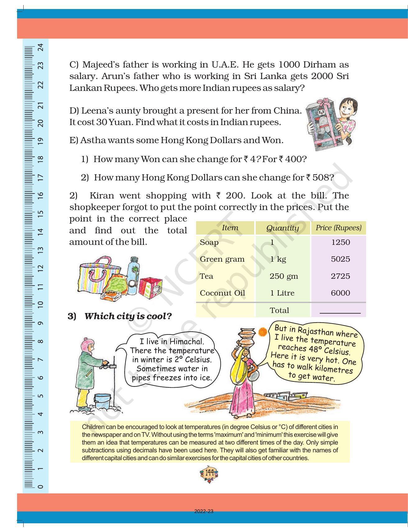 NCERT Book for Class 5 Maths Chapter 10 Tenths and Hundredths - Page 11
