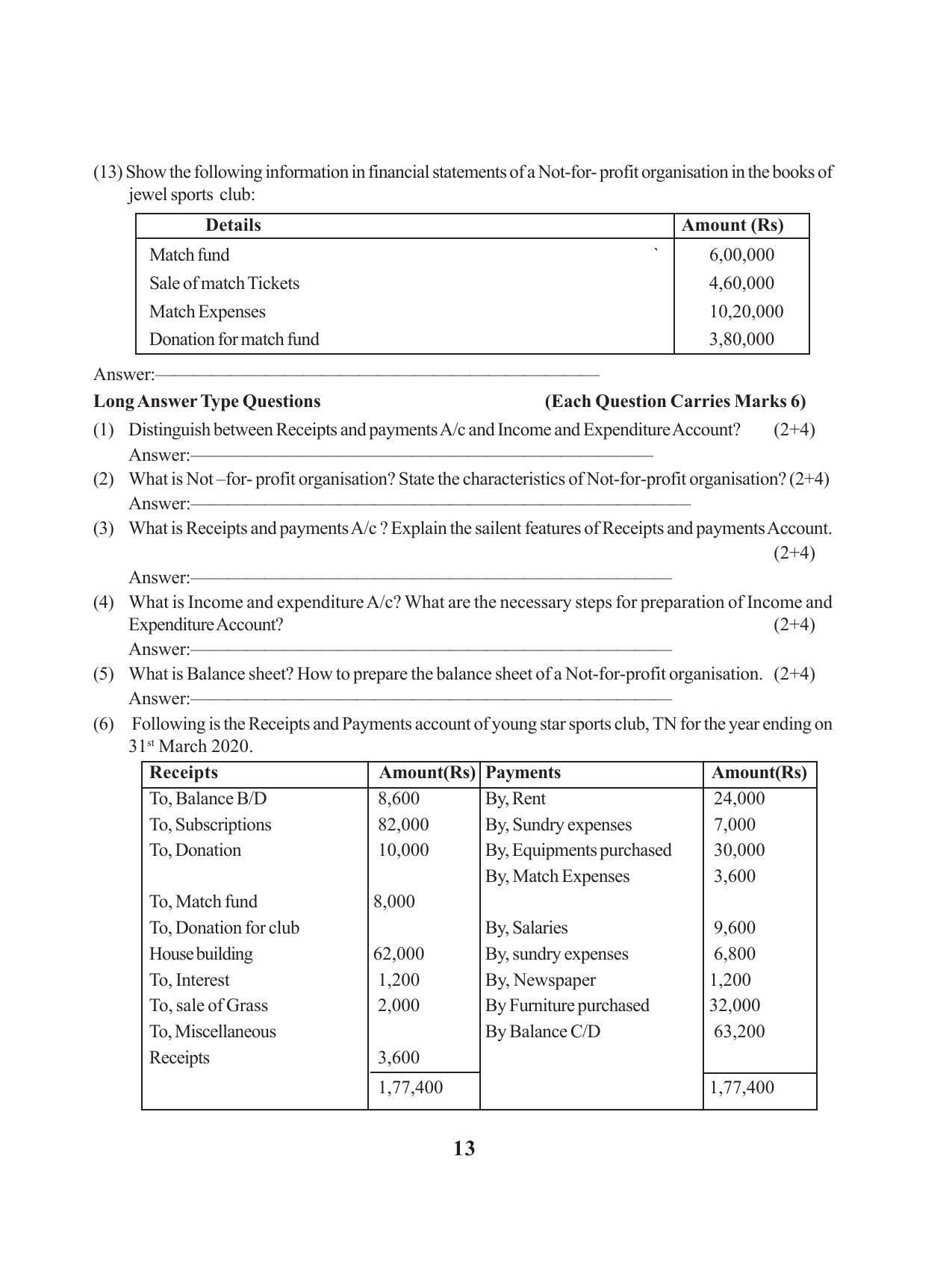 Tripura Board Class 12 Accountency English Workbooks - Page 17