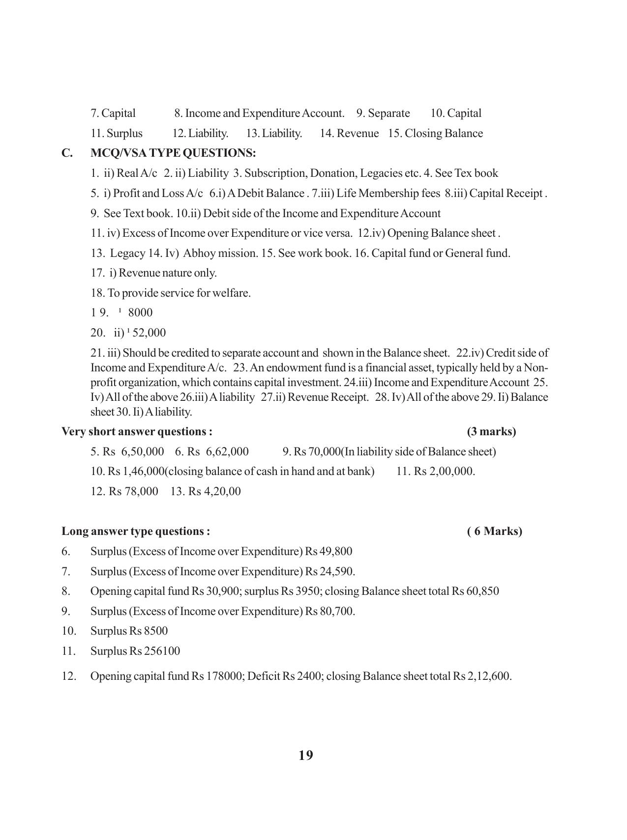 Tripura Board Class 12 Accountency English Workbooks - Page 23