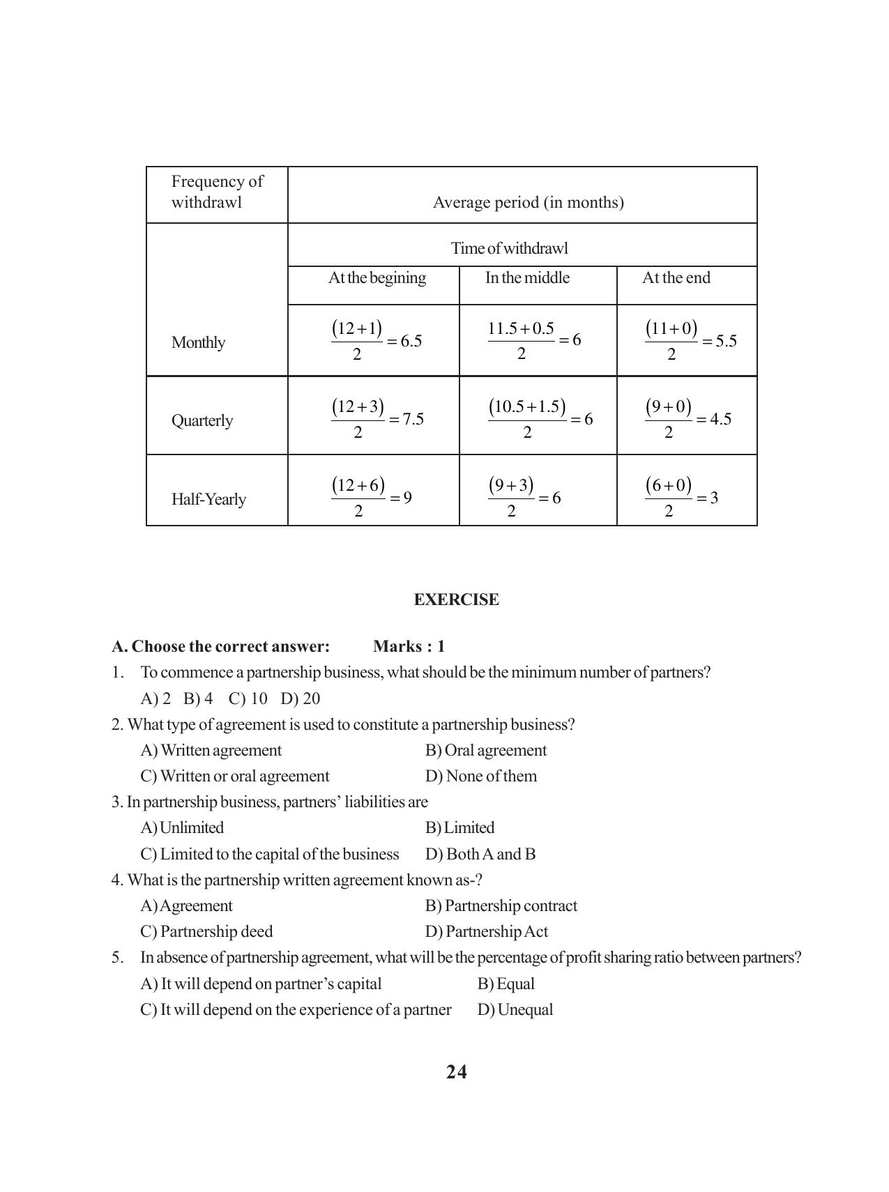 Tripura Board Class 12 Accountency English Workbooks - Page 28