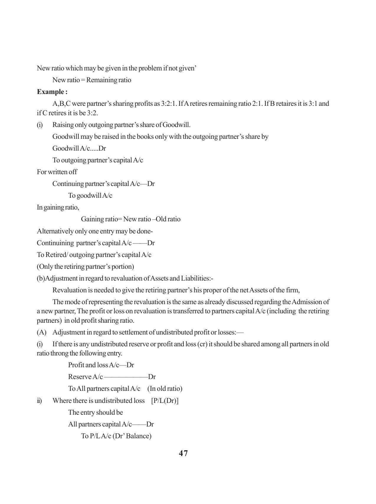 Tripura Board Class 12 Accountency English Workbooks - Page 51