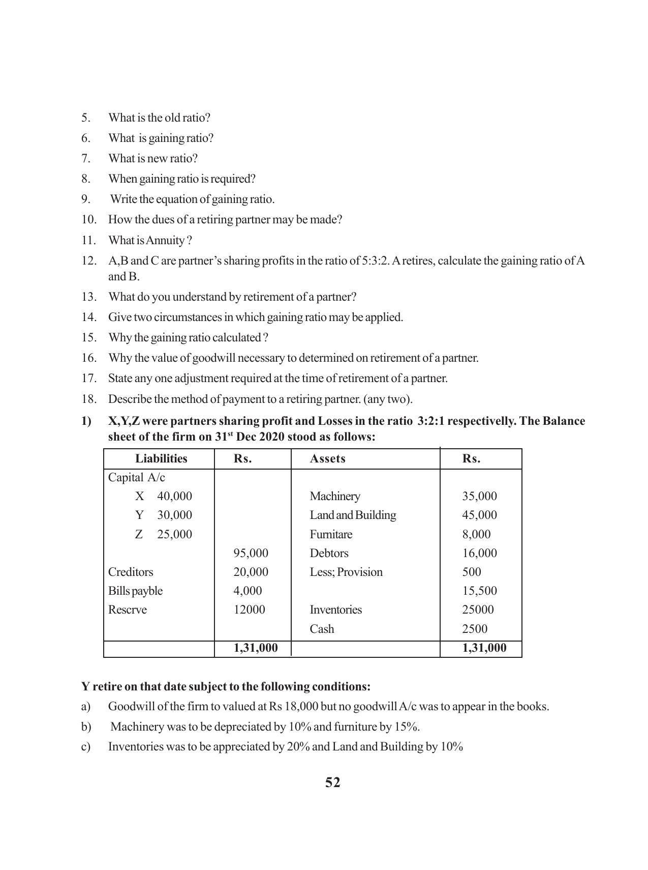 Tripura Board Class 12 Accountency English Workbooks - Page 56