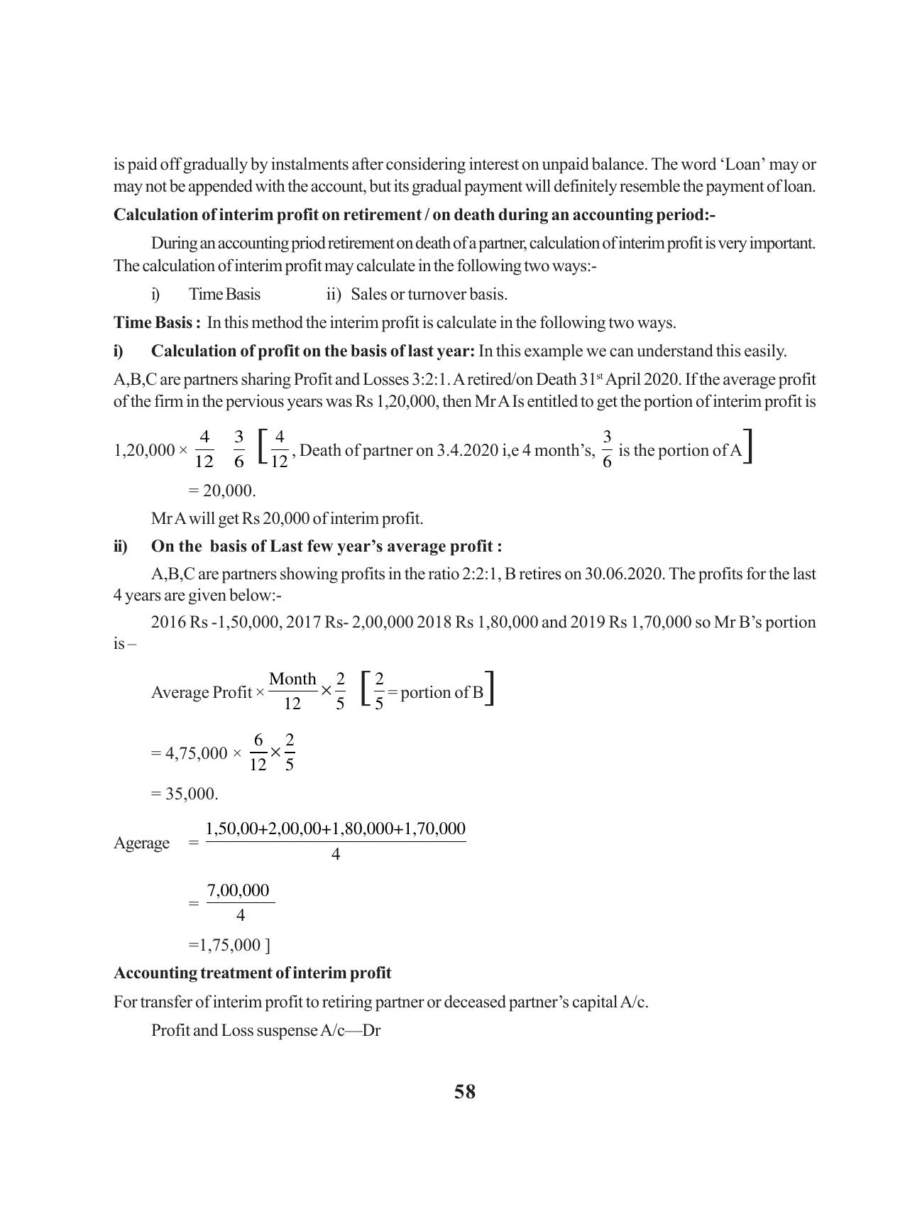 Tripura Board Class 12 Accountency English Workbooks - Page 62