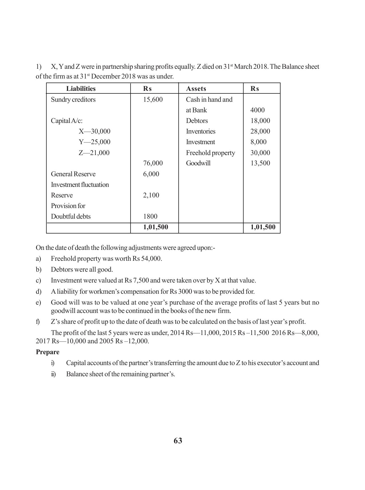 Tripura Board Class 12 Accountency English Workbooks - Page 67