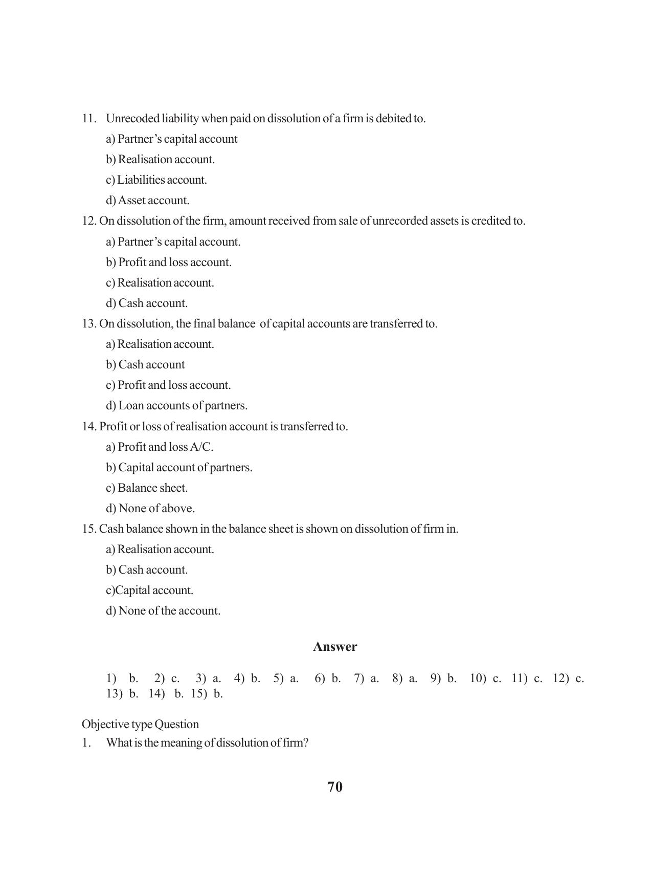 Tripura Board Class 12 Accountency English Workbooks - Page 74