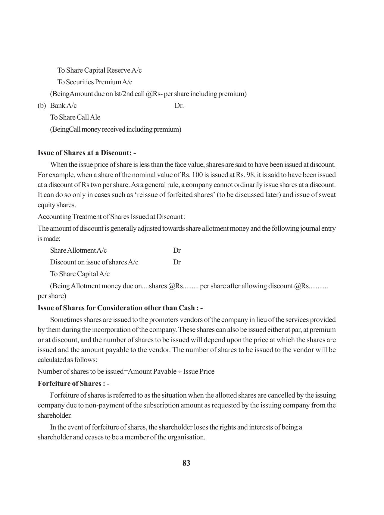 Tripura Board Class 12 Accountency English Workbooks - Page 87